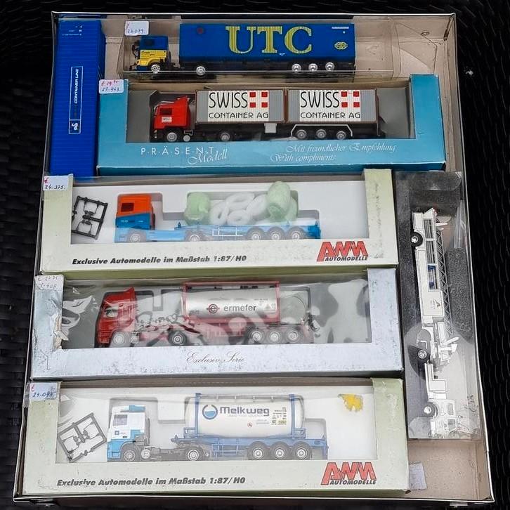 CONHTAINER DIVERS EN MEER !!, Hobby en Vrije tijd, Modelauto's | 1:87, Zo goed als nieuw, Bus of Vrachtwagen, Ophalen of Verzenden