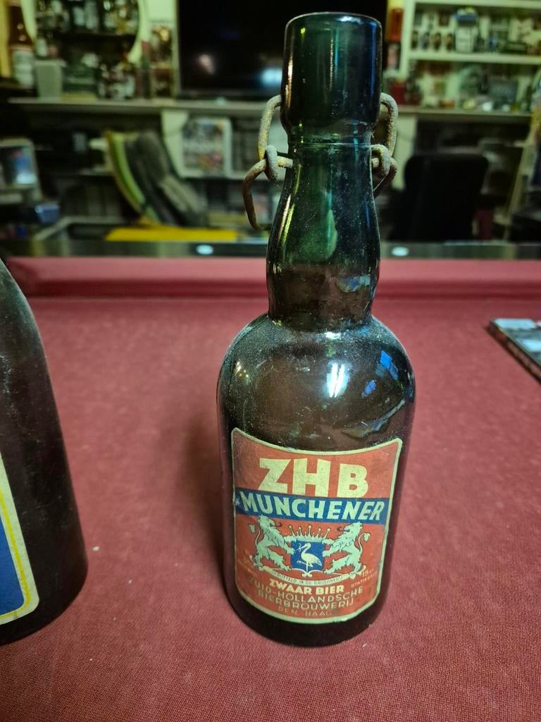 Oude bierfles ZHB, Ophalen of Verzenden, Overige merken