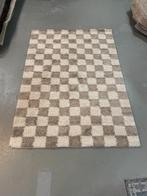 Polyester vloerkleed, 160x230, geblokt, beige,bruin, Huis en Inrichting, Stoffering | Tapijten en Kleden, Polyester, 150 tot 200 cm