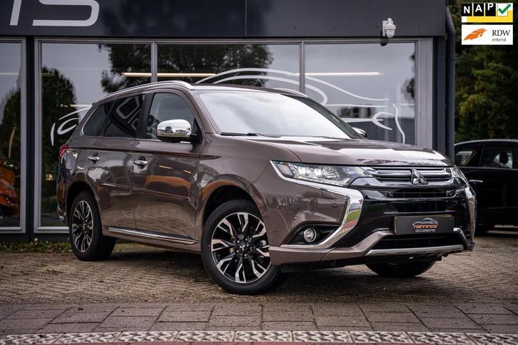 Mitsubishi Outlander 2.0 PHEV instyle+|Adaptive Cruise|Massa, Auto's, Mitsubishi, Bedrijf, Te koop, Outlander, 360° camera, 4x4