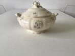 Vintage soepterrine / dekschaal Rörstrand Blomster ; €15,00, Ophalen of Verzenden