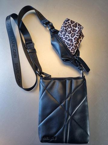 Marccain crossbody telefoontasje met shopper zwart beschikbaar voor biedingen