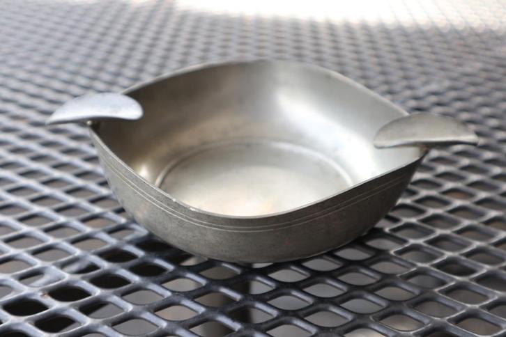 tinnen asbak tin Tiel Holland etain pur Real Pewter CK merk, Antiek en Kunst, Antiek | Tin, Ophalen of Verzenden
