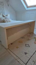Bedtafel op wieltjes Ikea Malm wit wandmeubel, Huis en Inrichting, Slaapkamer | Complete slaapkamers, Ophalen of Verzenden, Gebruikt