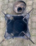 Kachelpijp en kap + accessoires, Gebruikt, Overige typen, Minder dan 60 cm, Ophalen of Verzenden