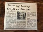Voetbal krantenartikel FC Barcelona Cruijff Neeskens 1975, Verzamelen, Sportartikelen en Voetbal, Ophalen of Verzenden, Buitenlandse clubs