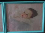 Bessie Pease Gutmann 2 ingelijste prenten baby, Ophalen of Verzenden, Zo goed als nieuw, Voor 1940, Prent