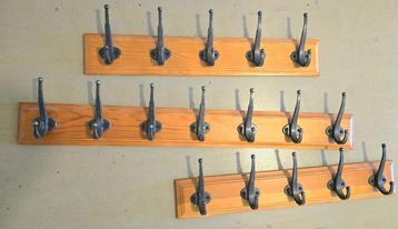 IKEA Leksvik houten kapstokken / handdoekhouders 3 stuks beschikbaar voor biedingen
