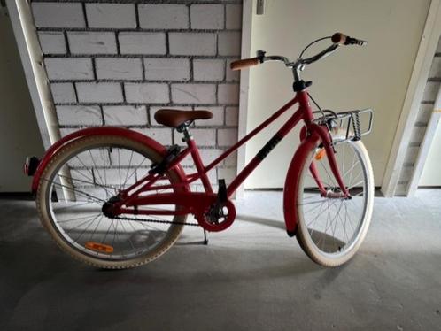Meisjesfiets 24 inch, Fietsen en Brommers, Fietsen | Meisjes, Zo goed als nieuw, 24 inch, Handrem, Ophalen
