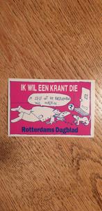 Strip sticker Djanko Rotterdams Dagblad 2, Ophalen of Verzenden