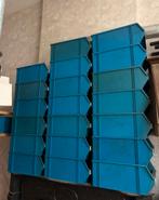 30 magazijnbakken H 205 x B 303 x L 484 mm, Doe-het-zelf en Verbouw, Kratten en Dozen, Ophalen, Gebruikt, Minder dan 50 cm, Minder dan 40 cm