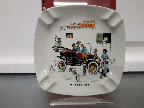 ZUID HOLLAND PLATELEN ASBAK uit de 30e JAREN FORD AUTO,s, Antiek en Kunst, Antiek | Overige Antiek, Ophalen of Verzenden