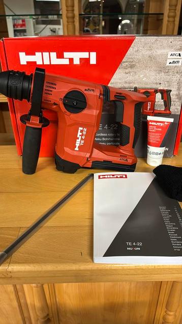 3 x HILTI ACCU BOORHAMER NIEUW TE4-22 beschikbaar voor biedingen
