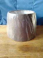 Lampenkap stof, bruin,  kleine fitting., Bruin, Rond, Nieuw, Ophalen of Verzenden