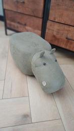 ZGAN Krukje / poef nijlpaard, Ophalen of Verzenden, Zo goed als nieuw, Minder dan 50 cm, Minder dan 50 cm