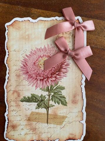 3D satijnen strikjes roze beschikbaar voor biedingen