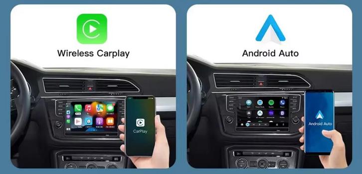 CarPlay / Android Auto VW Golf 7 Zonder scherm vervangen, Auto diversen, Autoradio's, Nieuw, Ophalen