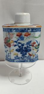 18de eeuws theebusje met kippen decor, Antiek en Kunst, Ophalen of Verzenden