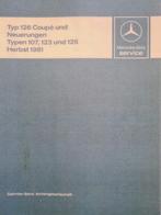 Mercedes Werkplaatshandboek W126, W107, W123, Auto diversen, Handleidingen en Instructieboekjes, Ophalen of Verzenden