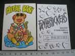 panini fantastickers metal baby heavy humor kind gitaar, Verzenden, Zo goed als nieuw, Overige typen