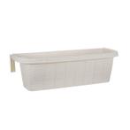 Bama Fioriera Bloem-Balkonbak 60x20x18.5 cm Wit, BAMA, Minder dan 60 cm, Rond, Nieuw