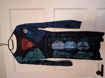 Desigual jurk lange mouw blauw beschikbaar voor biedingen