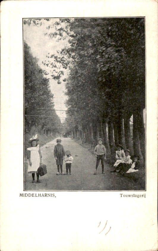 Middelharnis - Touwslagerij, Ophalen of Verzenden, Voor 1920, Ongelopen, Zuid-Holland