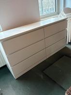 Ikea ladekast malm wit, Huis en Inrichting, Ophalen, Kunststof, 100 tot 150 cm, Zo goed als nieuw