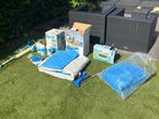 Intex zwembad rond 4m incl. pomp, afdekzeil, noppenzeil enz, Ophalen, Gebruikt, Minder dan 80 cm, Opblaaszwembad