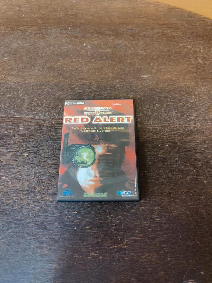 Vintage PC Game: Command & Conquer - Red Alert, Spelcomputers en Games, Games | Pc, Zo goed als nieuw, Strategie en Constructie