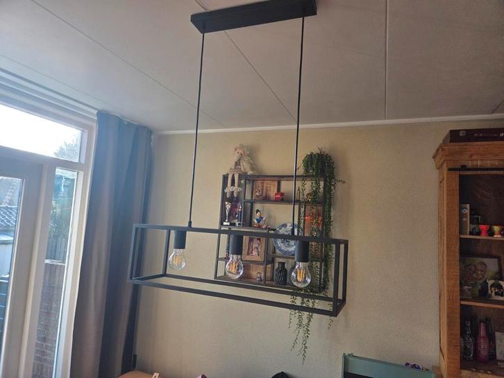 Moderne hanglamp met 3 lampen 70 cm, Huis en Inrichting, Lampen | Hanglampen, Nieuw, Minder dan 50 cm, Metaal, Ophalen of Verzenden