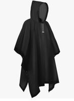 2x Nieuwe Zwarte Regencapes / Poncho's, Caravans en Kamperen, Ophalen of Verzenden, Nieuw, Regenjas