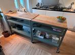Two IKEA BROR workbenches in green – set or individual, Ophalen, Gebruikt, 70 tot 120 cm