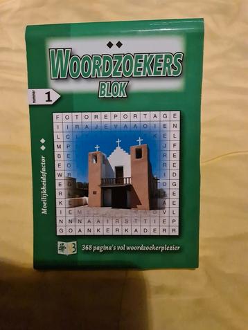 Woordzoekers Blok - Puzzelboek beschikbaar voor biedingen