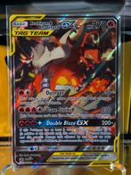 Reshiram & Charizard GX (SM 201) SM Black Star Promo, Ophalen of Verzenden, Zo goed als nieuw, Losse kaart