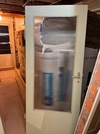 Deur met glas, Doe-het-zelf en Verbouw, Deuren en Horren, Ophalen, Gebruikt, 80 tot 100 cm, Binnendeur