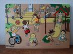 Houten Simplex Toys puzzel Speeltuin, Ophalen of Verzenden, 10 tot 50 stukjes, Zo goed als nieuw