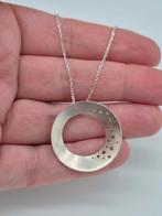 Aparte zilveren ketting 925 41.5cm, Verzenden, Gebruikt, Zilver, Zilver