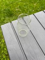 Glas kap voor olielampen (h18, d7 cm) 11 x, Antiek en Kunst, Antiek | Lampen, Ophalen of Verzenden