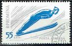 Roemenie Skispringen, Verzenden, Gestempeld, Sport