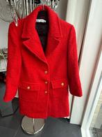Zara manteljas rood, Kleding | Dames, Jassen | Winter, Zara, Ophalen of Verzenden, Zo goed als nieuw, Maat 36 (S)