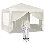 Easy up partytent 3x3 beige, Ophalen of Verzenden, Zo goed als nieuw, Minder dan 5 meter