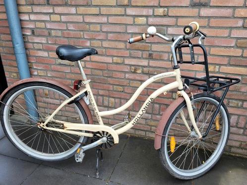 Damesfiets met terugtraprem en Led verlichting. 26 inch., Fietsen en Brommers, Fietsen | Dames | Damesfietsen, Gebruikt, Overige merken