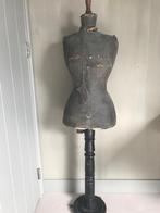 Antieke paspop - Stockman - Antreciet grijs - Antiek - Oud, Antiek en Kunst, Curiosa en Brocante, Ophalen