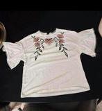 Wit Shirt. Xs. Zgan., Kleding | Dames, Wit, Ophalen of Verzenden, Zo goed als nieuw, Korte mouw