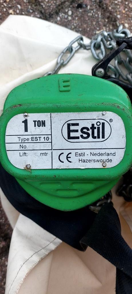 Estil (snel) ketting takel ( 3 stuks), Doe-het-zelf en Verbouw, Lieren en Takels, Gebruikt, Ophalen