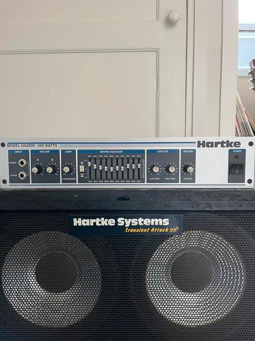 Hartke HA2500 basversterker, Muziek en Instrumenten, Versterkers | Bas en Gitaar, Gebruikt, Basgitaar, 100 watt of meer, Ophalen