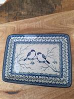 Prachtig rechthoekig schaal Unikat Bunzlau Castle Pools, Keramiek, Nieuw, Ophalen of Verzenden, Schaal of Schalen