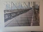 Brooklyn Bridge Foto Print, Huis en Inrichting, Woonaccessoires | Schilderijen, Tekeningen en Foto's, Ophalen, 125 cm of meer