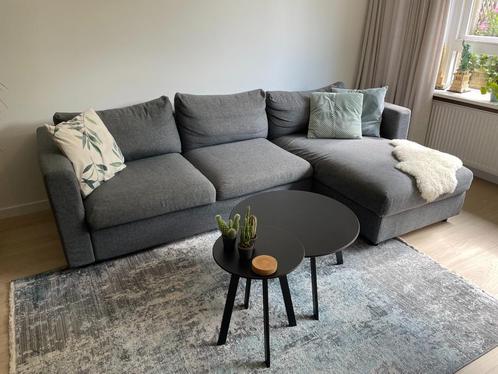 Ikea Vilme 3-zits slaapbank, met chaise longue (grijs), Huis en Inrichting, Banken | Bankstellen, Gebruikt, Hoekbank, Driepersoons